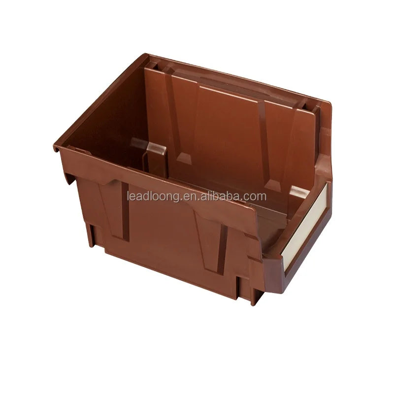 V5-2128 276*213*178MM 20PCS Eco-friendly Injection PP Plastic Shelving Stackable Storage Bin for Small Parts