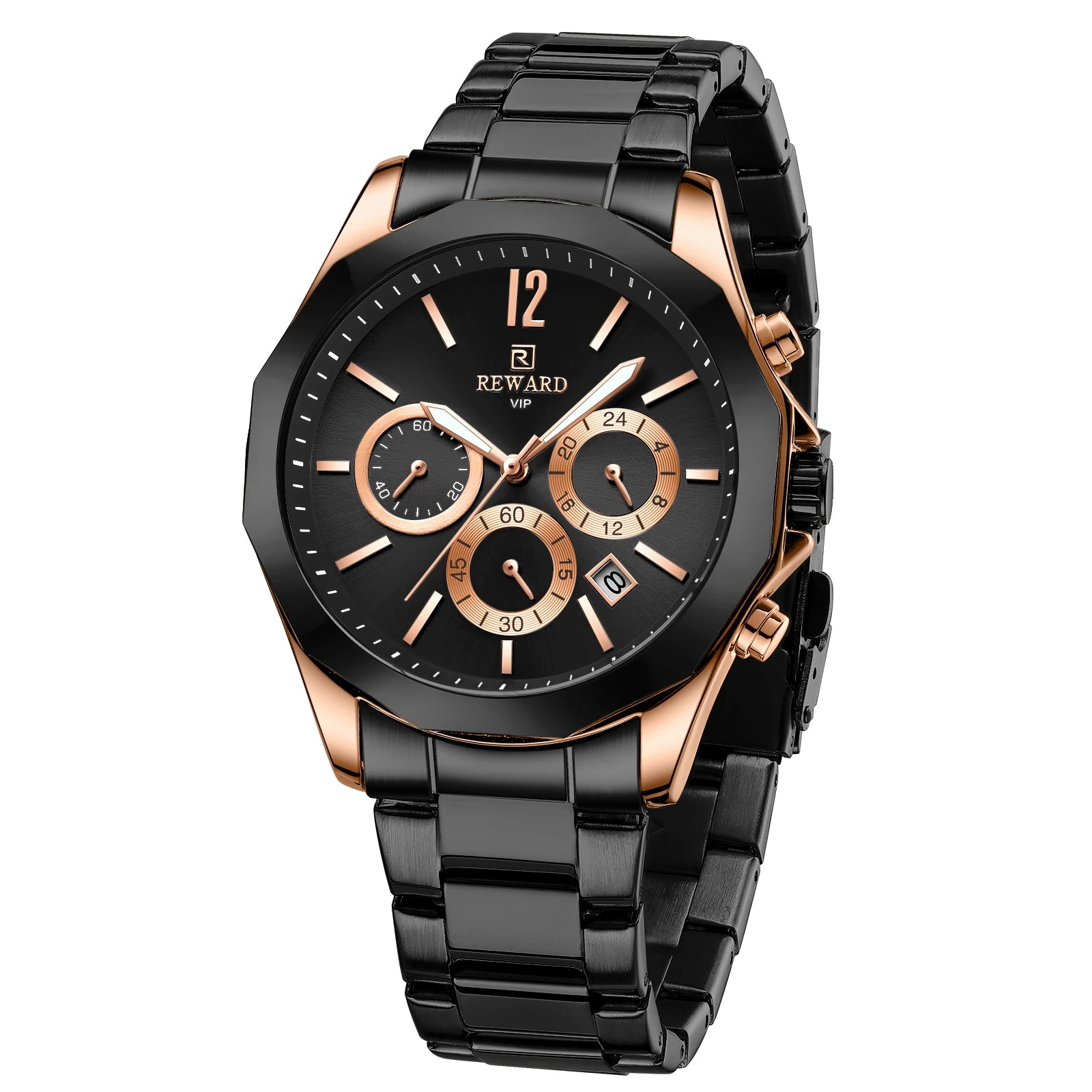 REWARD Men Watch Custom Your Own Logo Luxury Fashion Masculine Stainless Steel Casual Prices Men's Watches Quartz