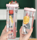 Summer High-value Juice Cup Portable Straw Cup Female Students  Tons of Barrels Plastic Water Cups