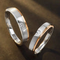H&F Wholesale Natural Diamond 18K/14K/10K Real Gold Rings Unique Jewelry for Couples Wedding Occasion