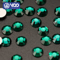 VDD 022 Emerald SS3-SS50 Glass Rhinestones Crystal Non Hotfix Flatback Strass Stones Nail Art DIY Crafts Accessories