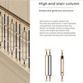 Modern Design Style Unique Configuration Home Accessories Luxury Aluminum Post for Villas Durable Feature
