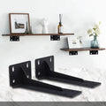 Zuogang Professional Floating Shelf Profiles Metal Mounting Shelf Bracket Heavy Duty Steel Storage Rack Wall Support Bracket