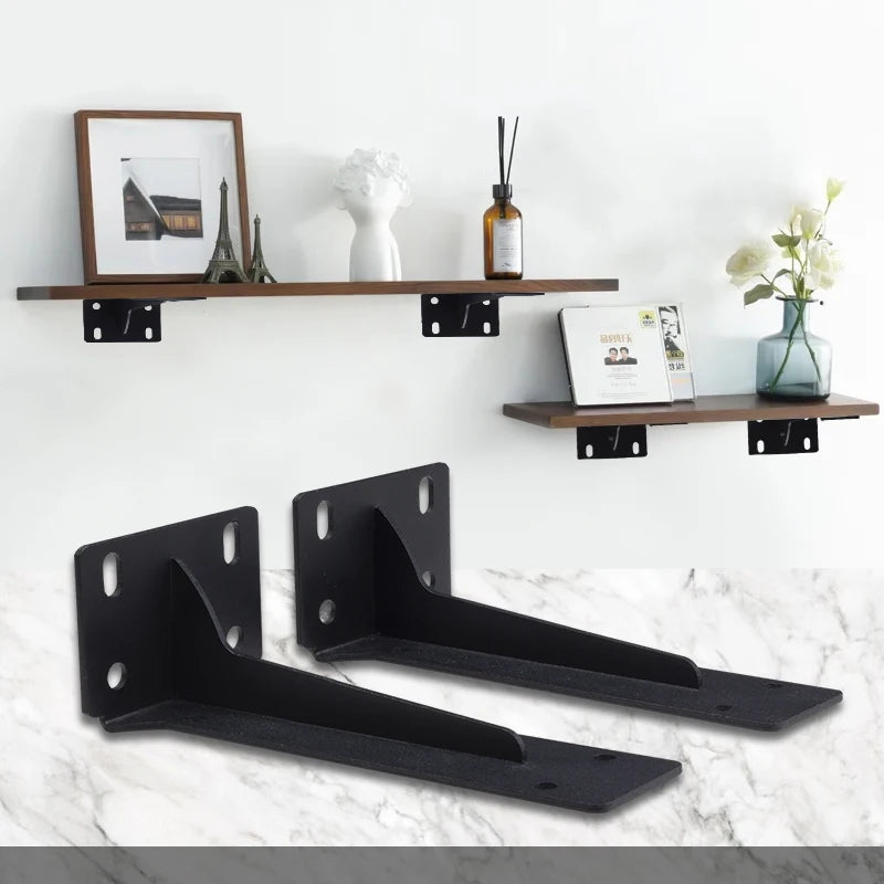 Zuogang Professional Floating Shelf Profiles Metal Mounting Shelf Bracket Heavy Duty Steel Storage Rack Wall Support Bracket