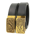 Fashion Men's Automatic Buckle Belt Archaize Design Genuine Leather Belts for Men Custom LOGO Ratchet Belt LQbelt Factory