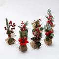 2026 AYOYO Simulation Mini Christmas Tree Pier Potted Bonsa Pine Christmas Indoor Tabletop Decoration Ornaments