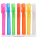 New Arrival 10ml Colorful Spray Perfume Bottle PP Plastic Perfume Spray Bottle
