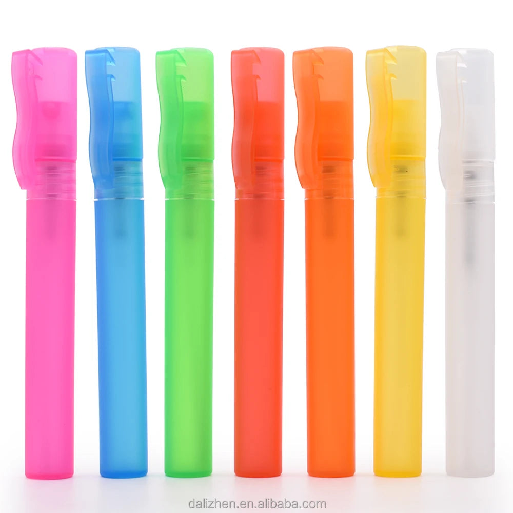 New Arrival 10ml Colorful Spray Perfume Bottle PP Plastic Perfume Spray Bottle