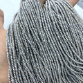 Grey Color 3mm Freshwater Button Pearl Bead Loose Strand for Diy Jewelry Making