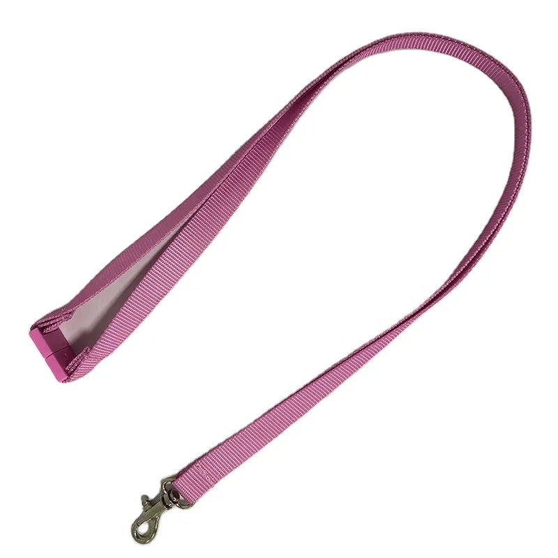 Factory Price Thick Woven Nylon Lanyards with Customized Logo Custom Personalized Silk Screen Printing Keychain Nylon Strap