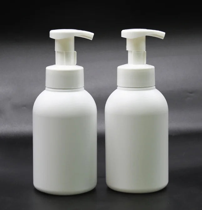 Stock 500ml Mousse Foam Bottle Shampoo Bottle Face Milk Press to Lather