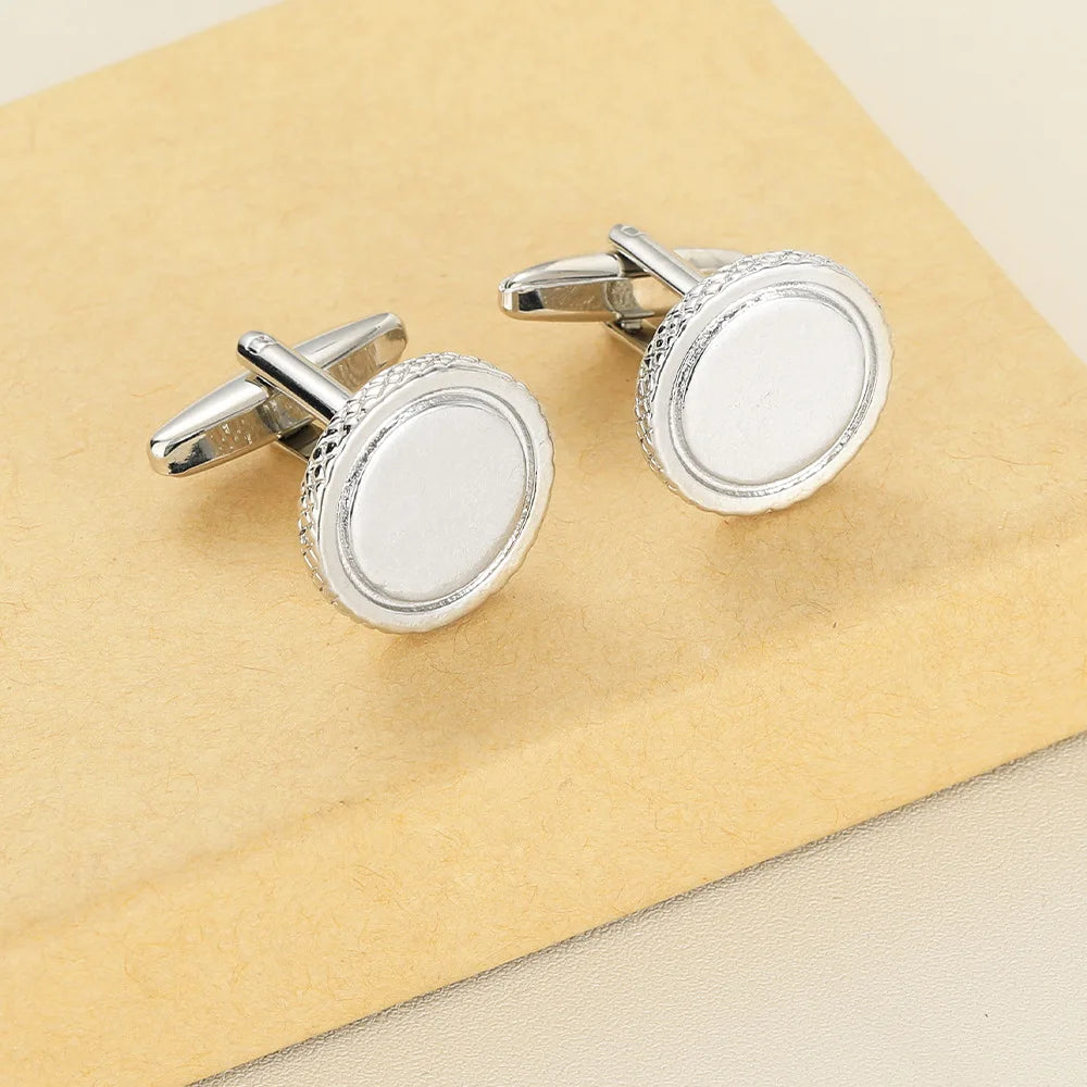 Luxury Promotional Gifts Personalized Custom Metal Soft Enamel Cufflinks for Women Men