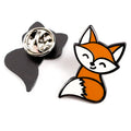 Wholesale Design Your Own Animal Fox Enamel Lapel Pin Badge Manufacture Metal Pin Custom Pin