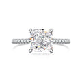 Custom 18K Gold Plated Engagement Wedding Stacking Cubic Zirconia Ring Diamond 925 Sterling Silver Baguette Rings Jewelry Women