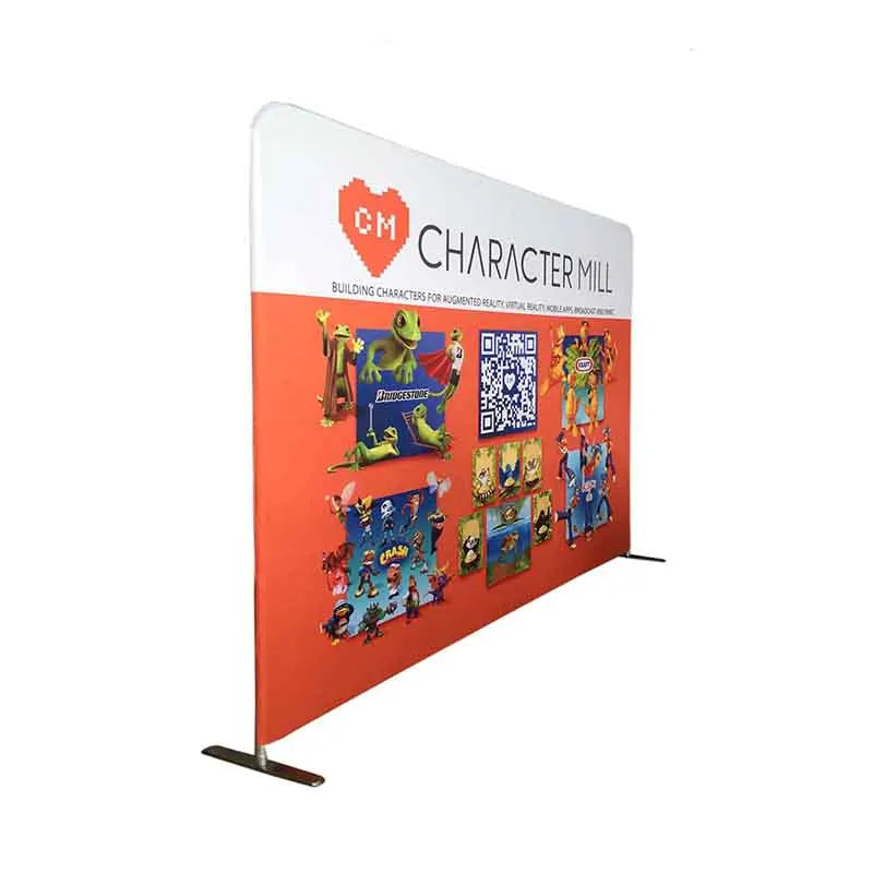 Act Fast Show Promotion Backdrop Fabric Custom Portable  Pop up Booth Advertising Show Display Stand Exhibition Wall Banner