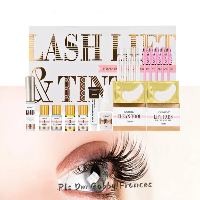 Dropshipping ICONSIGN Brow Dye Tint Lifting False Eyelashes Extension Lifting Kit Eye Makeup Lash Tools