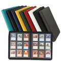 Portable 9-Pocket Trading Card Binder with Removable PU Leather Cover PVC Material Photo Albums Card Holder
