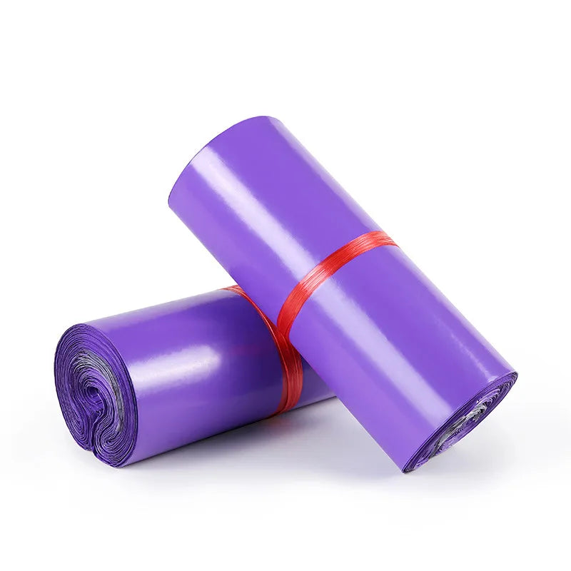 Logistics Packaging Bag Purple Waterproof Packaging Bag Express Bag Wholesale Manufacturers