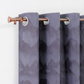 Custom Logo New Chenille Embossed Design Semi Sheer Curtains Drapes Home Decor for Living Room Bedroom