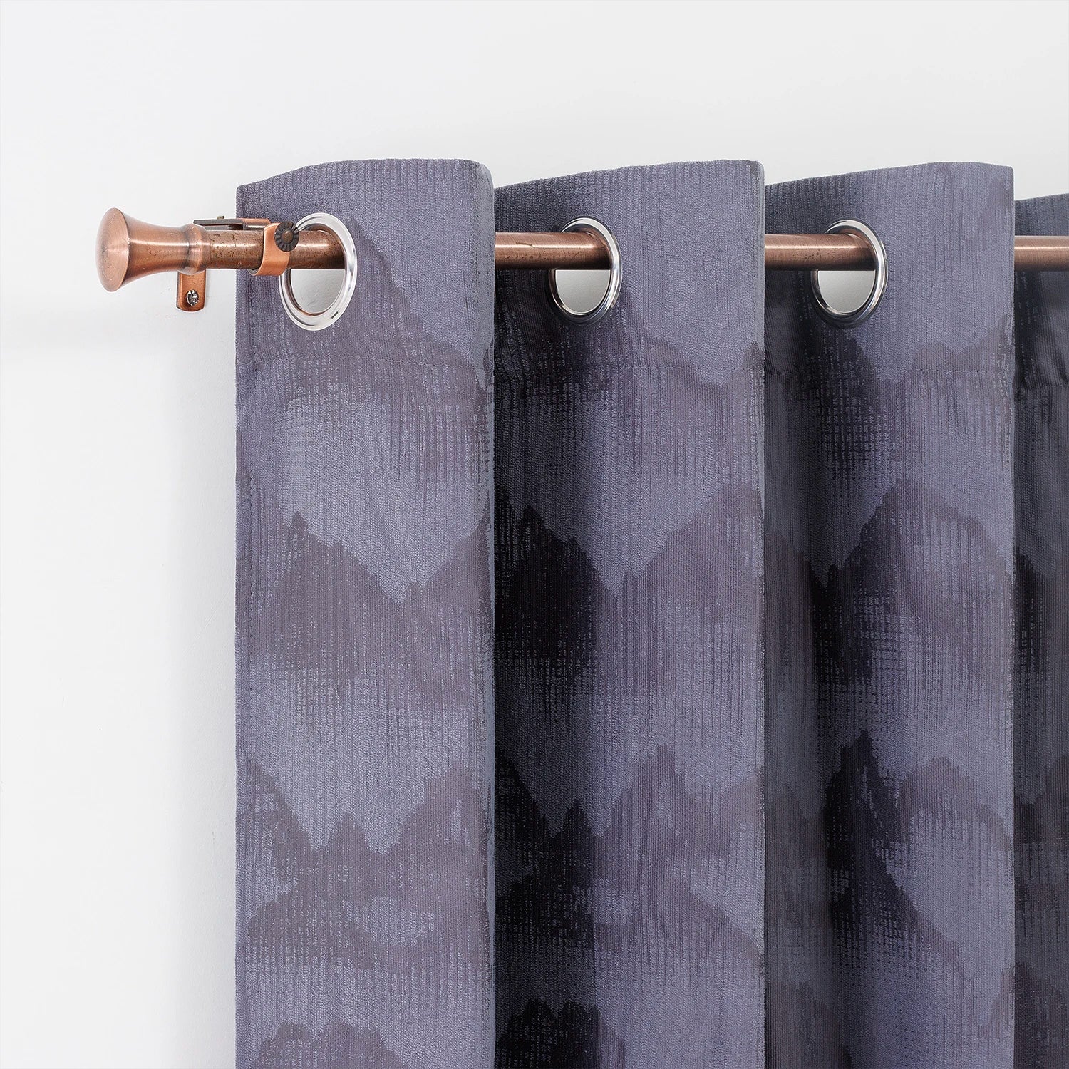 Custom Logo New Chenille Embossed Design Semi Sheer Curtains Drapes Home Decor for Living Room Bedroom