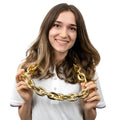 Gold Plated Letter Necklace Plastic Hip Hop Party Festival Performance Props Fan Chain Jewelry Accessories Anniversary Unisex