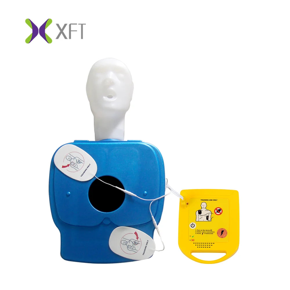 XFT Mini AED Trainer CPR Training Defibrillator Portable Automatic External Defibrillator with FCC/CE Certification