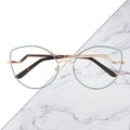 Brand Designer Classic Alloy Cat Eye TOP Quality Eyewear Prescription Eyeglasses Frames Optical Custom Women Glasses
