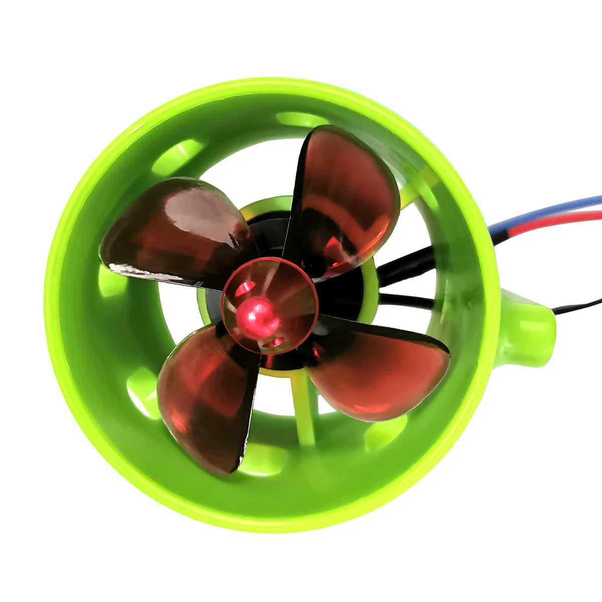 1000KV Underwater Brushless Motor Clockwise with with 4-Blade Propellers 12-24V Waterproof Electric Motor Drive Engine