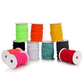 High Quality Twisted Natural Colorful Soft Polyester Rubber Elastic Webbing Cord Customized Logo Girls Hair Bands Garment Shoes