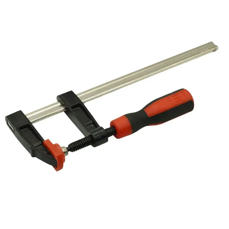 Source Factory 4 Inch Quick Ratchet Release Heavy Duty Steel DIY Woodworking F Clamp Set with Reverse Clamping