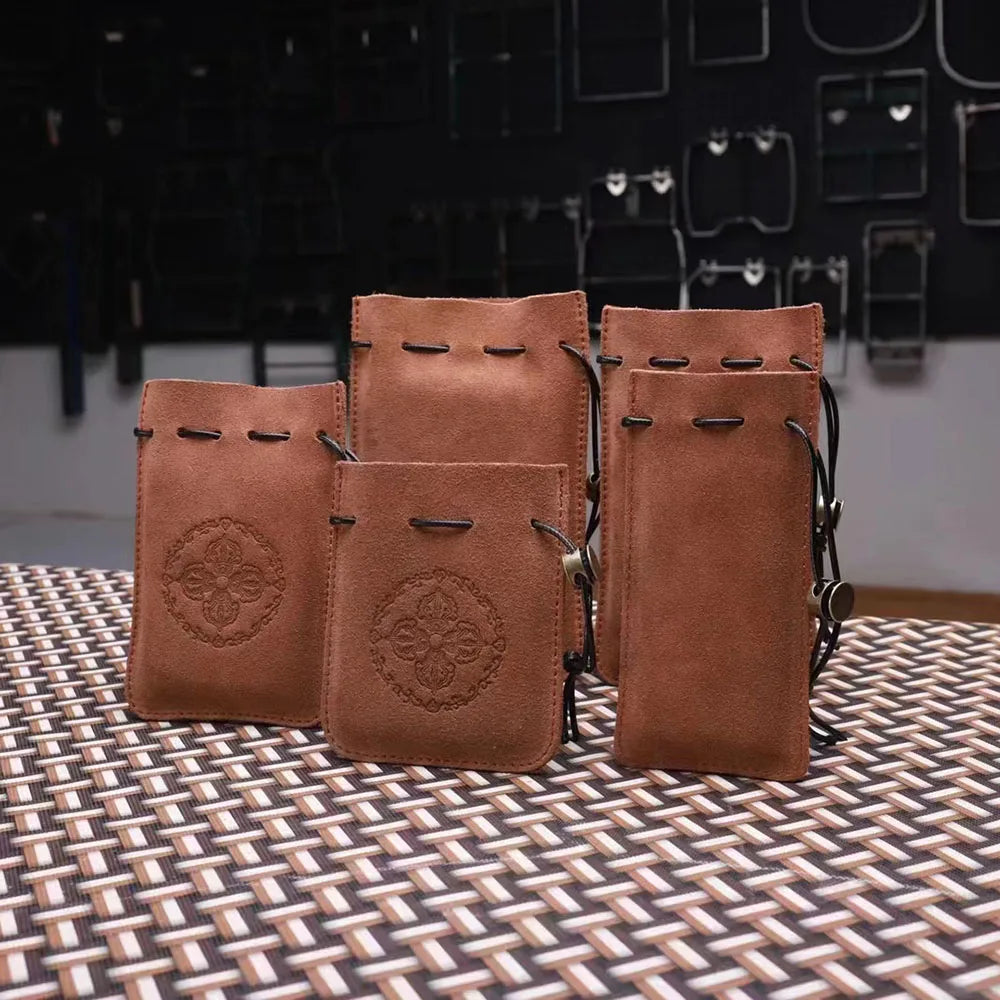 Custom Package Box Real Leather Jewelry Packaging Bag Customized Other Size Beam Packaging Custom Logo