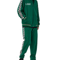 Casual Fashion Sport Sweatshirt Sportswear Hoodie and Pant 2 Piece Set Men Tracksuit With Side