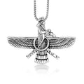 Women and Men Religion Jewellery Ahura Mazda Culture Pendant Viking Eagle Fine Necklace for Special Present