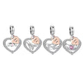Real 925 Sterling Silver Couple Hands Gesture Love You Forever Fit Original Bracelet Jewelry Making DIY Designer Accessories