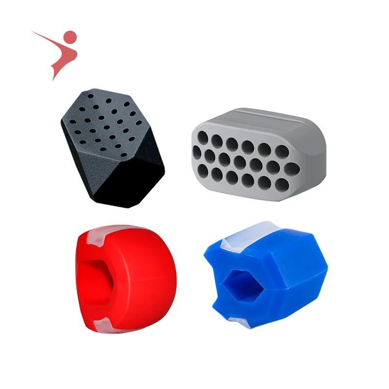 Mini Line Jawline TrainerFace and Neck ExerciserFood-grade Silicone Custom Color and Resistance Level Tablets Powerful Jaw Tra