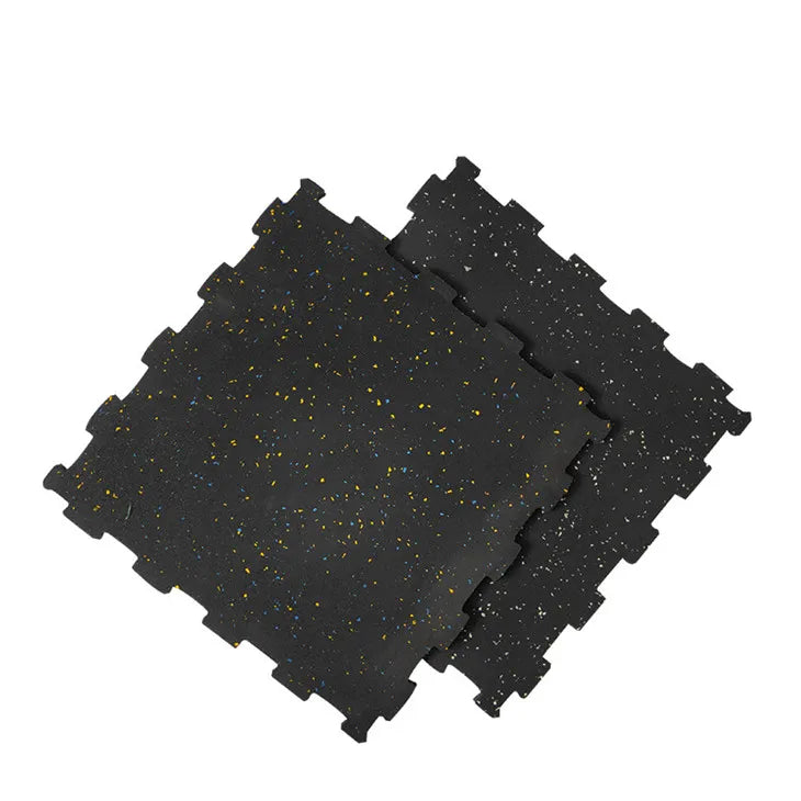 15mm Thickness Puzzle Gym Sports Interlocking Rubber Flooring Mat