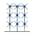 3X3 Outdoor 3d Holographic Display Projector Led Fan 3d Hologram Equipment Led Fan Practical 3d Show Advertising Display Fan