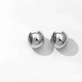 Hypoallergenic Plated Gold Jewelry Hollow Round Balls Geometric Earrings for Women