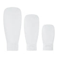 Facial Cleanser PP Tube Soft Plastic Tube Body Lotion Oval Shape Matt Black White Hand Creme Squeeze Tube 100ml 150ml 200ml