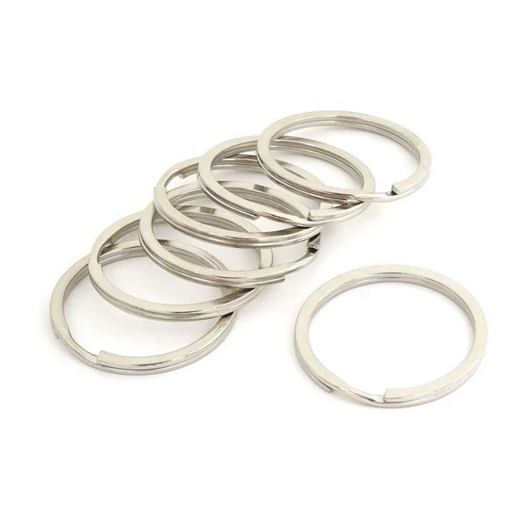 Factory Price Keyring Split Ring 25mm 30mm 28mm Multi Size Metal Good Quality Key Ring for Keychain Making Parts Diy Accessories