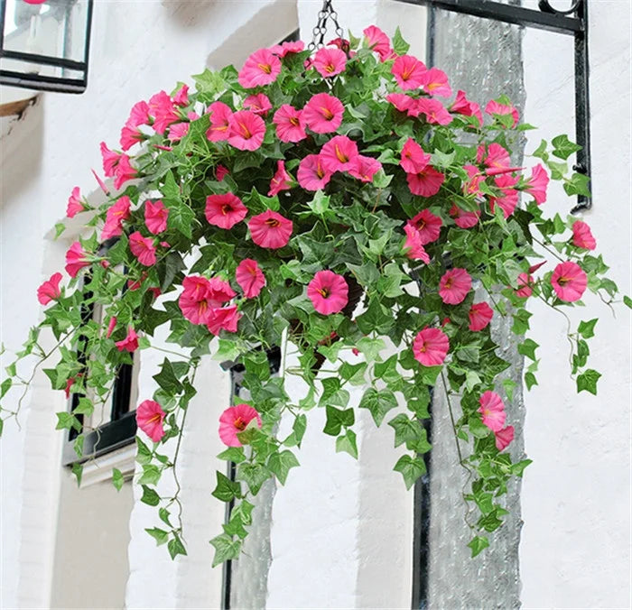 F-1823 Artificial Petunia Wall Hanging Silk Petunias Flower