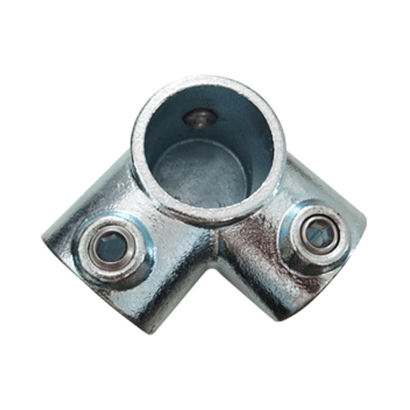 RTS Malleable Iron Galvanized Pipe Connector Fastening Clamp Fitting with Rotating Fasteners for Playground Equipment