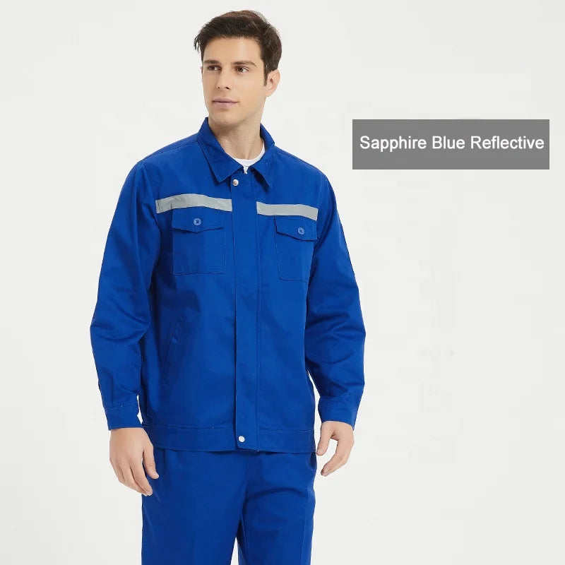 Factory Supply Waterproof Winter Construction Worker Reflective Safety Work Uniform
