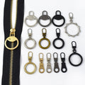 Deepeel ZT051 28mm 27mm 33mm Luggage Zipper Accessories Detachable Clothes Circular Zipper Puller Head Metal Pull the Pendant