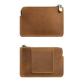 Factory Outdoor Sports Small Waist Belt Fanny Bag Portable Hanging Crazy Horse Leather Chest Bag for Men