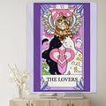 Anime Kawaii Cat Landscape Tapestry Aesthetics Home Decor Wall Hanging Psychedelic Witchcraft Cute Bedroom Dorm Decoration