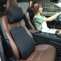 Upgrade Car Seat Cushion Office Ergonomic Lumbar Pillow Space Memory Foam Back Support Cushion Set