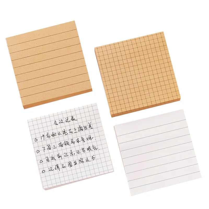 New Style Cute Colored Memo Adhesive Notepad Cute Colored Memo Student Sticky Memo Pad