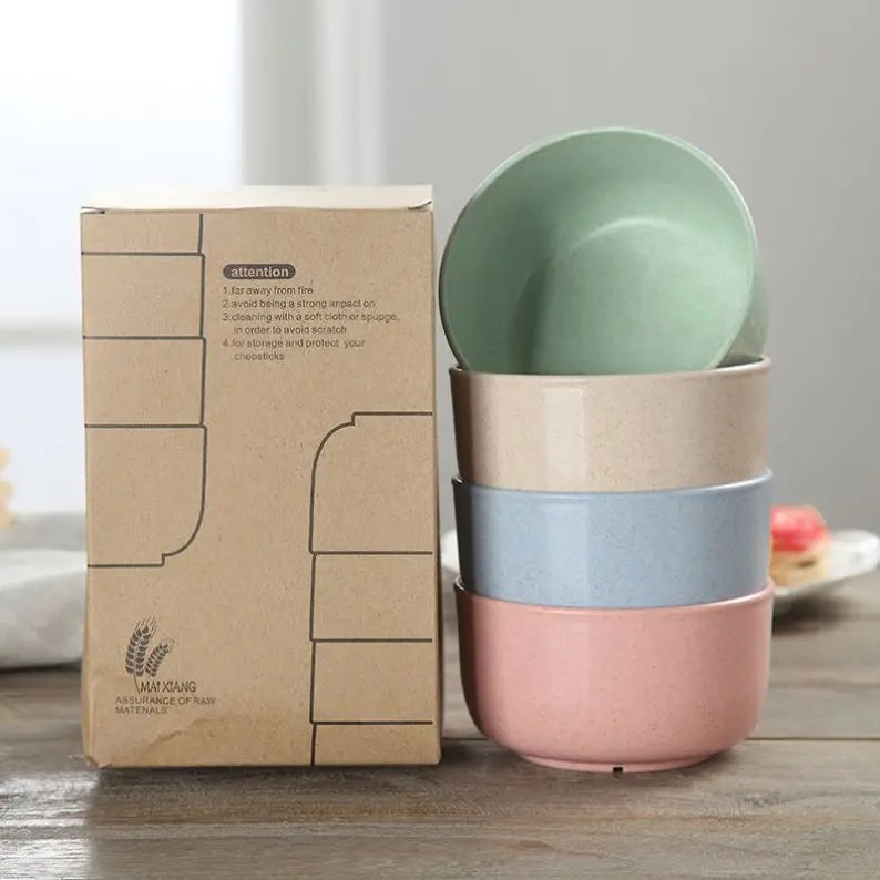 Wholesale Disposable Wheat Straw Soup Bowls BPA Free Eco-Friendly Cheap Personalized