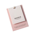 Luxury Printing Texture Paper Swing Embossed Card Hang Tags Clothing Cards Tag Printed Paper Hang Tag for Clothing  Garment Tags